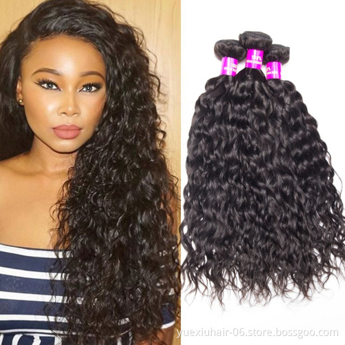 Water wave hair wigs 13*4 hair frontal transparent lace Hd lace good quality hair